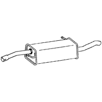 A2A Ford Fusion Rear Box/silencer | GSF Car Parts