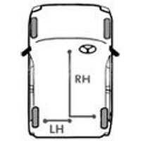 Handbrake Cable - Rh FIRSTLINE Fits: OPEL VECTRA