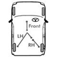 Handbrake Cable - Rear Lh FIRSTLINE Fits: FORD ORION