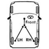 Handbrake Cable - Rear FIRSTLINE Fits: FORD MAVERICK (UDS, UNS)