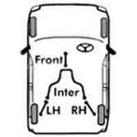 Handbrake Cable - Rear FIRSTLINE Fits: VAUXHALL ZAFIRA