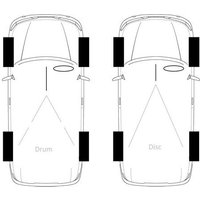 Handbrake Cable - Front FIRSTLINE Fits: FORD FUSION