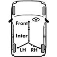 FIRSTLINE Handbrake Cable for Ford Transit - Rear Left Hand | FKB2513 | GSF Car Parts