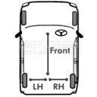 FIRSTLINE Mercedes-Benz C-Class Handbrake Cable - Front | FKB2808 | GSF Car Parts