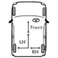Handbrake Cable - Rear FIRSTLINE Fits: FIAT ULYSSE