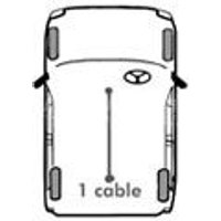 FIRSTLINE Land Rover Defender Handbrake Cable - Front | FKB3040 | GSF Car Parts