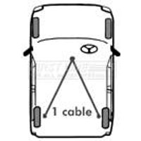 FIRSTLINE Handbrake Cable - Rear | FKB3267 | GSF Car Parts