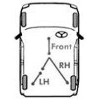 FIRSTLINE Handbrake Cable for Kia Carnival - Front | FKB3417 | GSF Car Parts