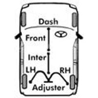 FIRSTLINE Handbrake Cable for Vauxhall And Opel Sintra - Centre | FKB3497 | GSF Car Parts