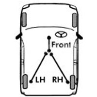 Handbrake Cable - Rear FIRSTLINE Fits: RENAULT MASTER