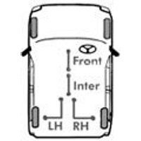 Handbrake Cable - Rear Rh FIRSTLINE Fits: FORD TRANSIT CUSTOM