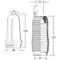 FIRSTLINE Peugeot 106 Steering Bellow | FSG3226 | GSF Car Parts