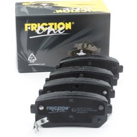 Rear Brake Pad Set FRICTION1 Fits: Hyundai Sonata 2.0 i