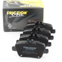 Rear Brake Pad Set FRICTION1 Fits: Mercedes-Benz A-Class A 200 CDI / d