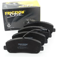 Front Brake Pad Set FRICTION1 Fits: Nissan NV400 dCi 150 RWD