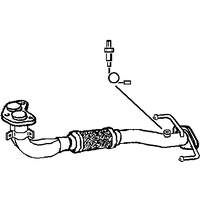 A2A Mitsubishi Pajero/shogun Pinin Exhaust Pipe | GSF Car Parts