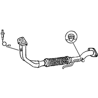 A2A Fiat Punto Exhaust Pipe | GSF Car Parts