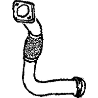 Exhaust Pipe A2a Fits: RENAULT CLIO