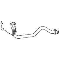 Exhaust Pipe A2a Fits: VOLKSWAGEN GOLF