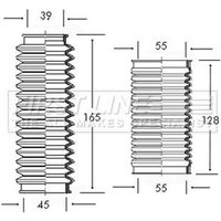 Rack Gaitor FIRSTLINE Fits: BMW 320