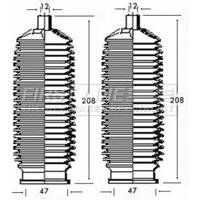 Rack Gaitor FIRSTLINE Fits: VOLVO 480