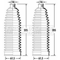 Steering Rack Gaiter FIRSTLINE Fits: VW TRANSPORTER Mk V Platform/Chassis (7JD, 7JE, 7JL, 7JY, 7JZ,