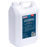 SEALEY Compressor Oil Fully Synthetic 5L | FSO5 | GSF Car Parts