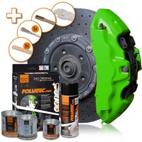 FOLIATEC Neon Green Brake Caliper Paint 7Pc Kit | FT2182 | GSF Car Parts