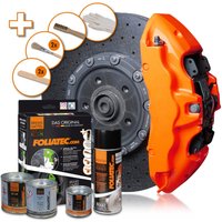 FOLIATEC Neon Orange Brake Caliper Paint 7Pc Kit | FT2183 | GSF Car Parts