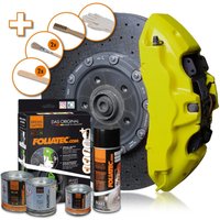 FOLIATEC Neon Yellow Brake Caliper Paint 7Pc Kit | FT2184 | GSF Car Parts