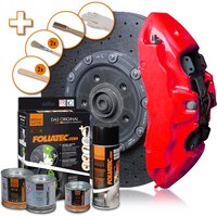 FOLIATEC Neon Red Brake Caliper Paint 7Pc Kit | FT2185 | GSF Car Parts