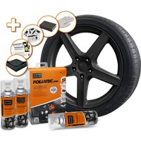 FOLIATEC 2C Rim Spray Paint Kit, Black Glossy | FT2351 | GSF Car Parts