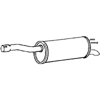 A2A Fiat Doblo Rear Box/silencer | GSF Car Parts