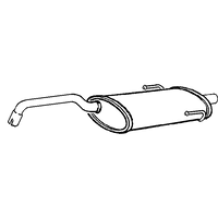 A2A Fiat Panda Rear Box/silencer | GSF Car Parts
