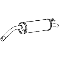 A2A Fiat Stilo Rear Box/silencer | GSF Car Parts