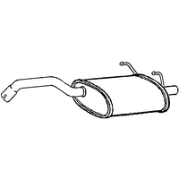 A2A Fiat 500 Rear Box/silencer | GSF Car Parts