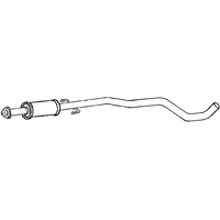 Exhaust Pipe A2a Fits: FIAT 500