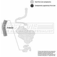 Turbo Hose FIRSTLINE Fits: ALFA ROMEO 156