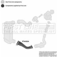Turbo Hose FIRSTLINE Fits: PEUGEOT 807