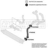 Turbo Hose FIRSTLINE Fits: FIAT FIORINO