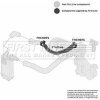 Turbo Hose FIRSTLINE Fits: FIAT DUCATO
