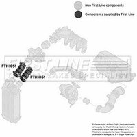 Turbo Hose FIRSTLINE Fits: PEUGEOT 3008