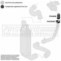 Turbo Hose FIRSTLINE Fits: CITROEN XSARA