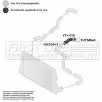 Turbo Hose FIRSTLINE Fits: SEAT ALTEA