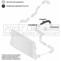 Turbo Hose FIRSTLINE Fits: VOLKSWAGEN CADDY