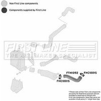 Turbo Hose FIRSTLINE Fits: VOLKSWAGEN BEETLE (New)