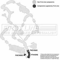 Turbo Hose FIRSTLINE Fits: SEAT CORDOBA