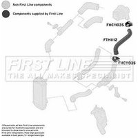 Turbo Hose FIRSTLINE Fits: VOLKSWAGEN POLO