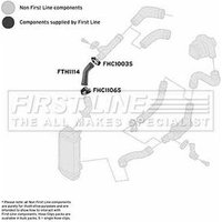 Turbo Hose FIRSTLINE Fits: SKODA ROOMSTER