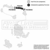 Intake Hose Air Filter FIRSTLINE Fits: SEAT CORDOBA